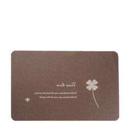 Cortina Black & Brown Patterned Rectangular Doormat image 3