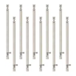 Atom 18 Inch Aluminium SS Finish Tower Bolt TB002-18 inch-SS-110 (Pack of 10)-19