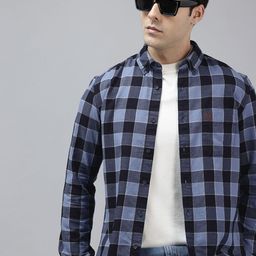 U.S. Polo Assn. Denim Co. Pure Cotton Buffalo Checked Casual Shirt-picture-8