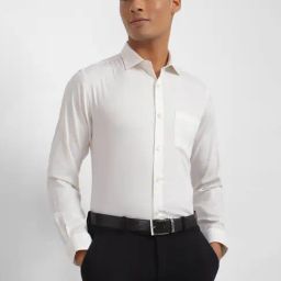 Allen Solly White Cotton Slim Fit Shirt-image-102