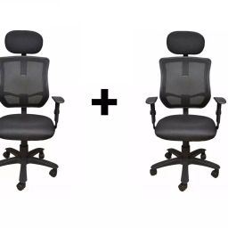 Divano Modular Modular Office Chair Buy Two At Price Of One DM1002 - Black-image-13