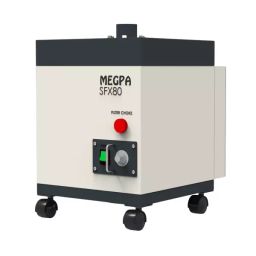 Megpa Dynamics 195 CMH/115 CFM 10 KPa 1.2 kW 230 V AC Single Phase Soldering Fume Ectractor, SFX80-16