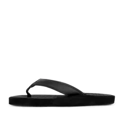 Yoho Men's Arch Support Black Flip Flops image 3