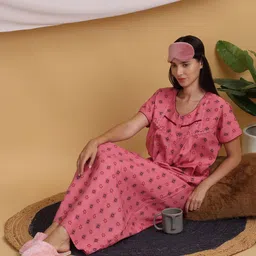 Sweet Dreams Printed Maxi Nightdress-image-86