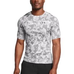 Under Armour Grey Super Slim Fit Printed Sports T-Shirt-image-82