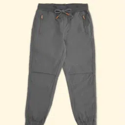 Pantaloons Junior Grey Cotton Regular Fit Joggers-picture-24