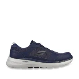 Skechers Men's GO WALK 6 - COMPETE Navy Walking Shoes-image-76