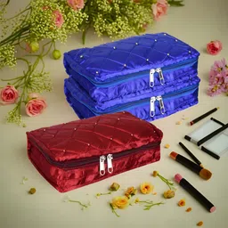 Aura Maroon Set of 3 Regular Jewellery Organiser Organisers-picture-4