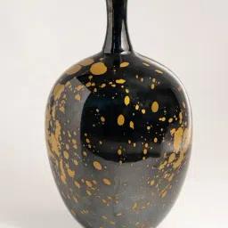 Whispering Homes Cobalt Luxe Black Ceramic Jar - Large-picture-44