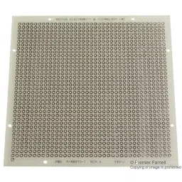 VECTOR ELECTRONICS Pcb, Pad/Hole, 4X4In, Fr-4, 8015-1-12