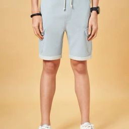 People By Pantaloons Winter Sky Regular Fit Cargo Shorts-23
