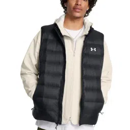 Under Armour Black Regular Fit Quilted Sports Jacket-image-41