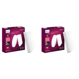 Philips Polycarbonate 18W Square Surface LED Downlight For Ceiling- Pack of 2 (Cool Day Light)-image-45