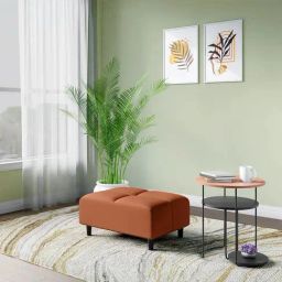 Godrej Interio Solid Wood Standard Ottoman Finish Color - Tobac, Knock Down-37