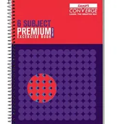 Luxor 6 Subject Note Book 300 Pages - 18x24 cm-22