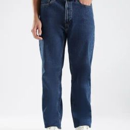 Calvin Klein Jeans Blue Cotton Straight Fit Jeans-picture-1