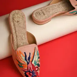 Rocia by Regal Women's Pink Mule Shoes-image-33