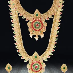 YouBella Gold Plated Stylish Latest Traditional Jewellery Set-image-85