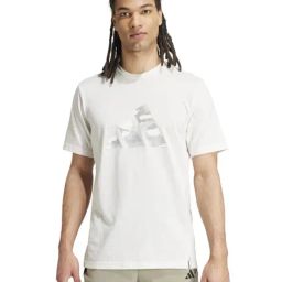 Adidas White Regular Fit Logo Printed Sports T-Shirt-image-39
