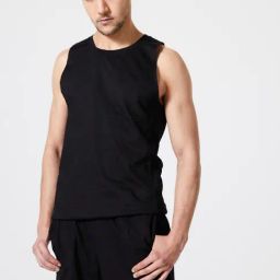 Domyos by Decathlon Black Slim Fit Tank Tee-image-82