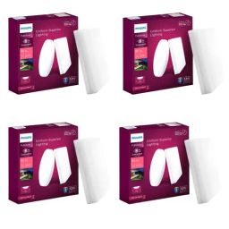 Philips Polycarbonate 12W Square Surface LED Downlight For Ceiling- Pack of 4 (Cool Day Light)-image-46