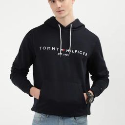 Tommy Hilfiger Desert Sky Cotton Regular Fit Graphic Hooded Sweatshirt-image-8