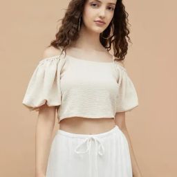 Ginger Light Beige Regular Fit Top-26