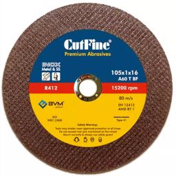 CUTFINE 4 Inch Dia, 1 mm Thickness Reinforced Cutting Wheel, R412 (Pack of 50)-image-90