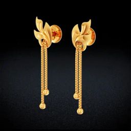 Joyalukkas Gold 22K Mirage Dangler Earrings for Women-image-71