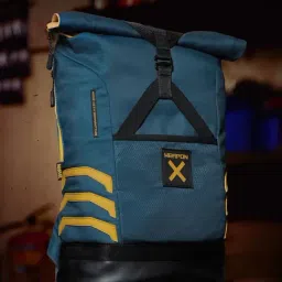 The Souled Store 45 Blue & yellow Large Laptop Backpack-image-40