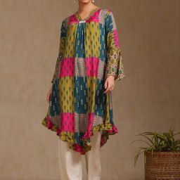 Soch Multicolored Regular Fit Abstract Kurtas-picture-25