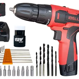 IBELL Cordless Drill Driver CD12-74, 12-Volts,1 Battery+BMC Box + Extra 32 Accesories-20