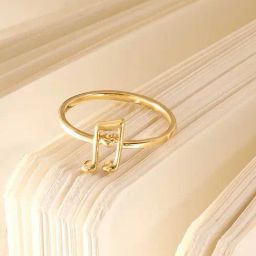 Mia by Tanishq 14k (585) Yellow Gold Ring for Women-picture-9