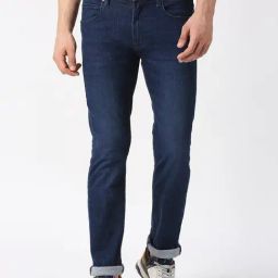 Pepe Jeans VAPOUR Blue Lightly Washed Slim Fit Jeans-image-98