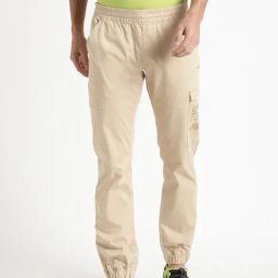 Wildcraft Beige Cotton Regular Fit Printed Joggers-picture-23