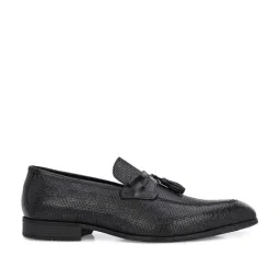 Hitz Men's Black Formal Moccasins-picture-9