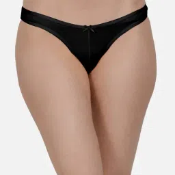 mod & shy Black Cotton Thong-image-89