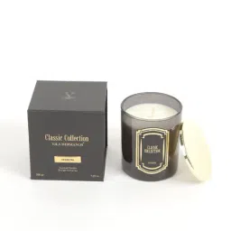 Home4U Vila Hermanos Classic Collection Verbena Black Wax Jar Candle-image-5