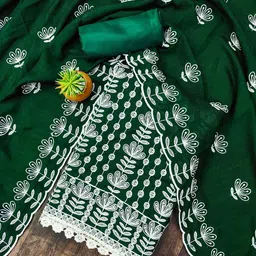 SHADOW & SAINING Embroidered Unstitched Dress Material-image-22