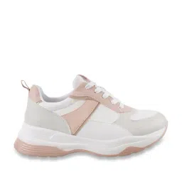 Mochi Women's White Running Shoes-image-45