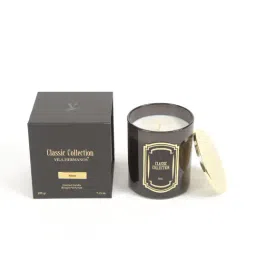 Home4U Vila Hermanos Classic Collection Rose Black Wax Jar Candle-image-33