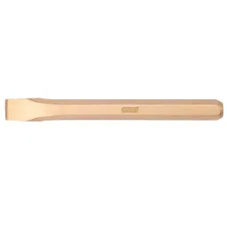 De Neers 400x27 mm Non Sparking Beryllium Copper Hex Chisel, NS-314-24