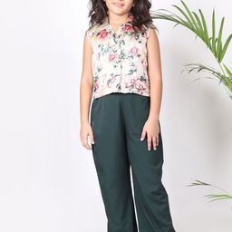 SILK SPARROW Girls Printed Top with Palazzos-picture-18