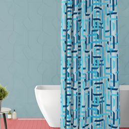 ArtzFolio Single Piece Waterproof Polyester Shower Curtain-image-77