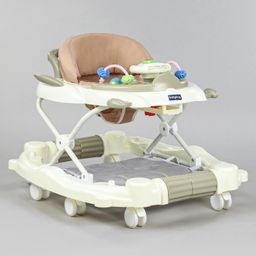 Babyhug Champ 2 in 1 Multifunctional Walker With Rocker Function - Grey-27