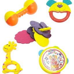 KiddyBuddy 5 Pieces Rattle Set  (Color May Vary)-0