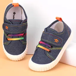 Cute Walk by Babyhug Casual Shoes With Velcro Closure  - Blue-picture-0