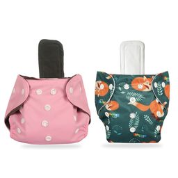 Chinmay Kids Printed Diapers Pack of 2 | Size Adjustable Baby Cloth Button Diaper - Washable/Reusable Nappies for Infants & Toddlers With Insert-26