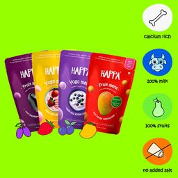 Happa Combo Fruit and Yogurt Melts - 80g (Pack of 4)-image-27