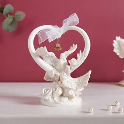 Nestasia White Doves Couple Showpiece-51